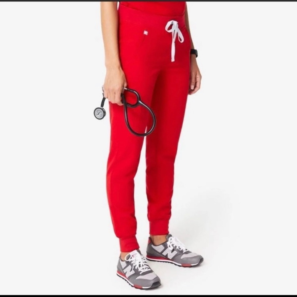 FIGS RED Zamora Joggers